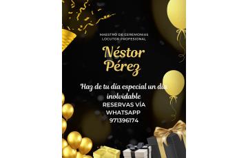 Maestro de ceremonias Néstor Elfer